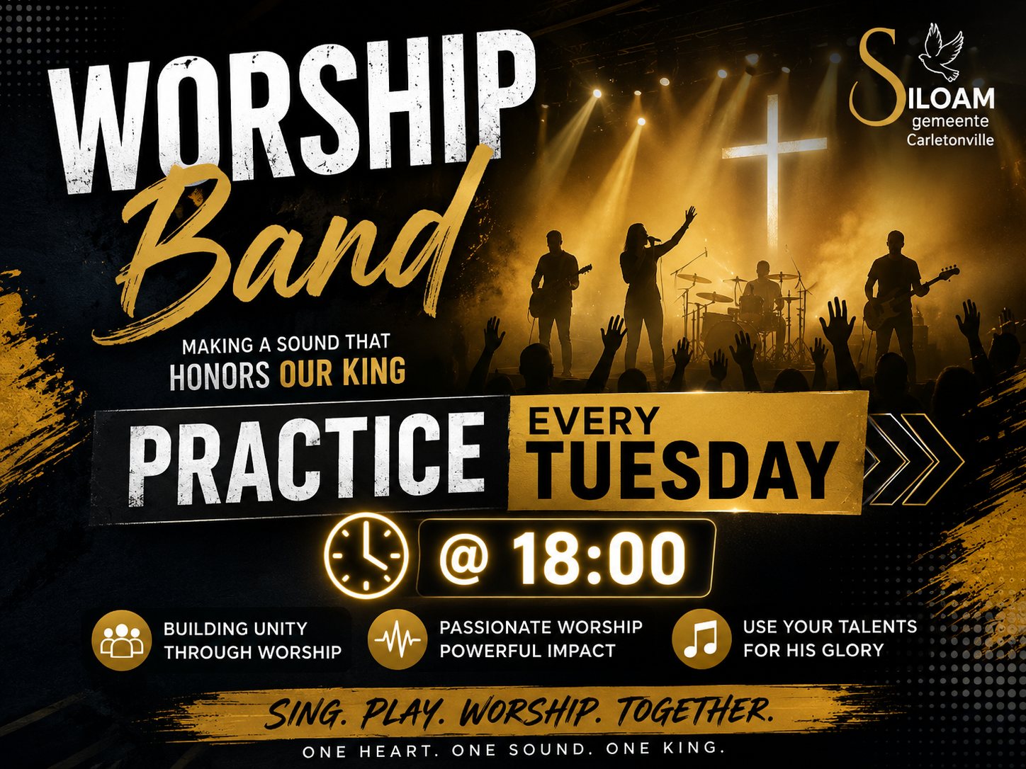 Worship Band — Practice every Tuesday @ 18:00